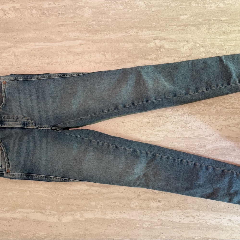 Free people Blue Denim Skinny Jeans